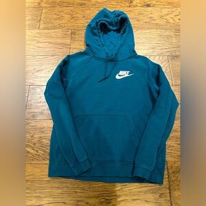 Women’s Small Nike Teal / Blue Hoodie / Sweatshirt / Sweater